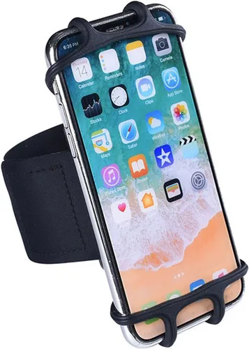 Soporte universal para teléfono celular, para correr, caminar, rotación de 360°, antebrazo, muñeca, entrenamiento, deportes, brazo, para Samsung