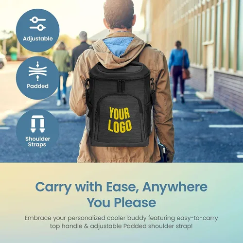 Miniatura 6 de Bolsa térmica suave personalizada – Personaliza tu bolsa aislada Mochila para eventos corporativos o regalos – Bolsa térmica portátil