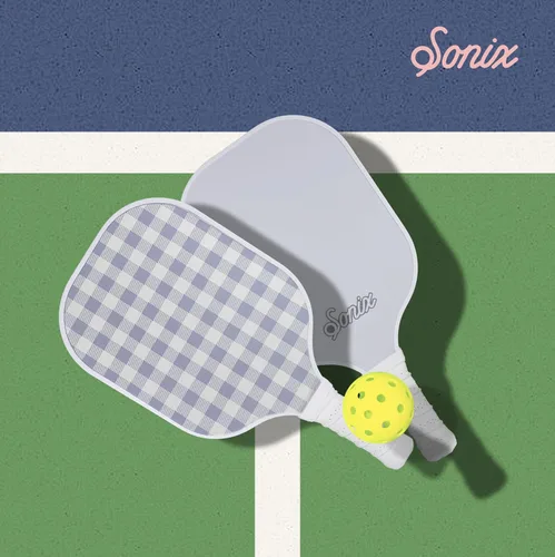 Miniatura 7 de Sonix Aprobado por USAPA Juego de 2 palas de pickleball Juego de pickleball de superficie de fibra de vidrio con 2 raquetas, 4 bolas y bolsa