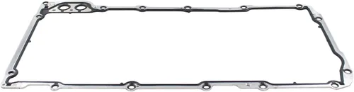 Miniatura 2 de NewYall Tapa del sello principal trasero del motor Junta del cárter del cigüeñal y del cilindro para Chevy Avalanche Silverado Express Suburban GMC