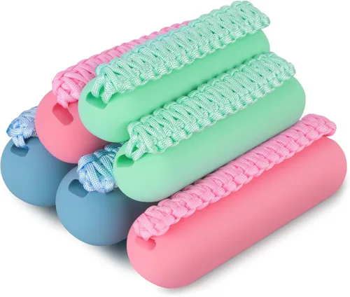 Miniatura 17 de Hikeen - Juego de pesas de mano para mujeres y hombres, mancuernas suaves de 2 (1lb, 2lbs o 3lbs), peso para caminar con correa para manos