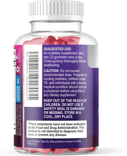 Miniatura 8 de Gomitas multivitamínicas para adultos – Gomitas multivitamínicas diarias para adultos con vitaminas A, C, D, B12 para mujeres y hombres, suplemento