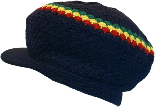 Miniatura 19 de Shoe String King SSK Rasta Knit Tam Hat Dreadlock Gorra con múltiples diseños y tamaños.