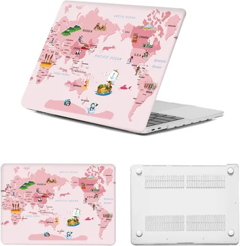 Miniatura 19 de Funda protectora para MacBook Air de 11 pulgadas 2015 2014 2013 2012 2011 2010 A1465 A1370, diseño de patrón de plástico, funda para laptop