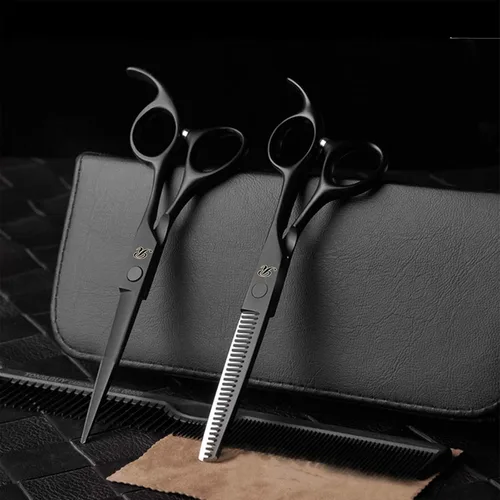 Tijeras patentadas de alta calidad para cortar el cabello y tijeras de adelgazamiento – Kit profesional de tijeras de peluquería para mujeres y