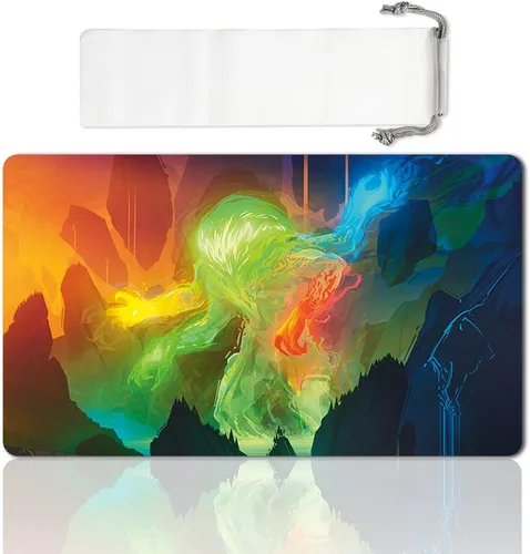 Miniatura 39 de Juego de mesa MTG Playmat Games Tamaño 60X35 cm CCG Compatible para MTG CCG RPG Juego de cartas coleccionables (Ajani Steadfast)