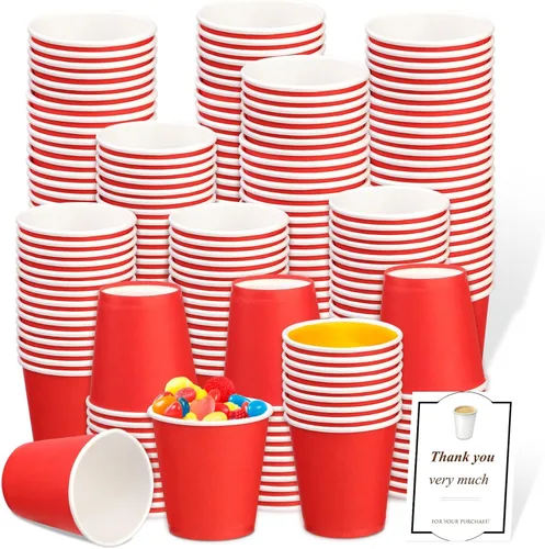 Miniatura 19 de Paquete de 50 vasos de papel desechables de 3 onzas, vasos de papel para baño de café, tazas pequeñas para aperitivos, baño, expreso, perfecto