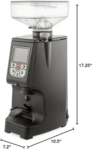 Miniatura 3 de Eureka Atom Commercial Espresso Grinder Rebabas planas de 2.362 in Aislamiento acústico Dosificación basada en temporizador programable