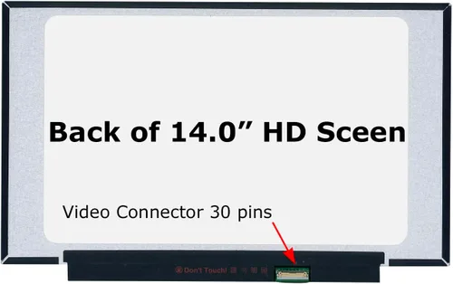 Miniatura 2 de SCREENARAMA Nueva pantalla de repuesto para HP 14-cf2111wm 14-cf2112wm (mate) 30pin HD 1366x768 pantalla LCD LED con herramientas y cinta