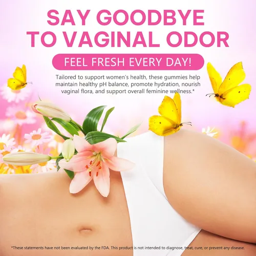 Miniatura 8 de Gomitas vaginales para mujeres, apoyo a la salud digestiva, equilibrio del PH, apoyo inmunológico, control de levadura, alivio de olores, promoción