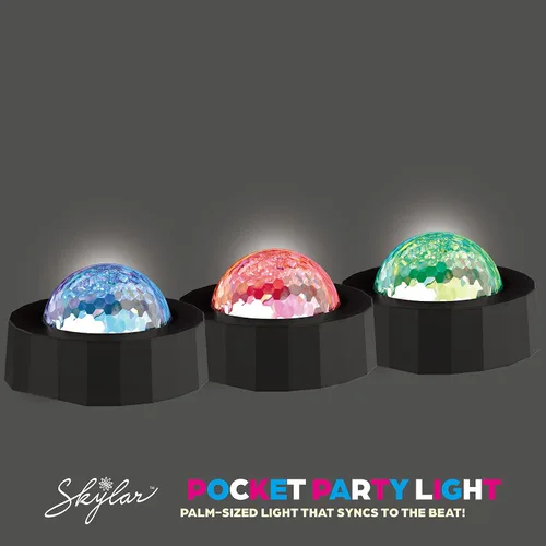 Miniatura 7 de Skylar Luces LED de decoración de bola de discoteca Luces de discoteca, luces LED para dormitorio, decoraciones de fiesta de discoteca Batería