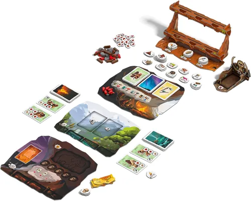Miniatura 4 de Asmodee Juego de mesa Paleo: una aventura paleolítica cooperativa para entusiastas de la estrategia, diversión familiar cooperativa para niños