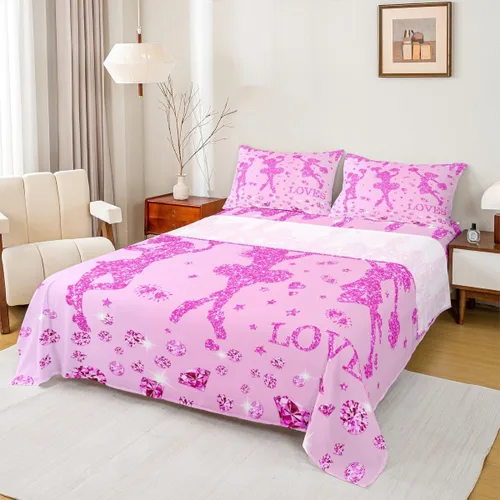 Miniatura 36 de Erosebridal Juego de sábanas de gimnasia para niñas y niños, tamaño individual, juego de sábanas de teñido anudado arcoíris, juego de ropa de cama