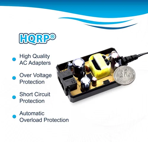 Miniatura 4 de HQRP Cargador de fuente de alimentación de 8.4 V 1.5 A – Sustituye a Sony AC-L10A AC-L15 AC-L100 – Cable estadounidense + adaptador de enchufe