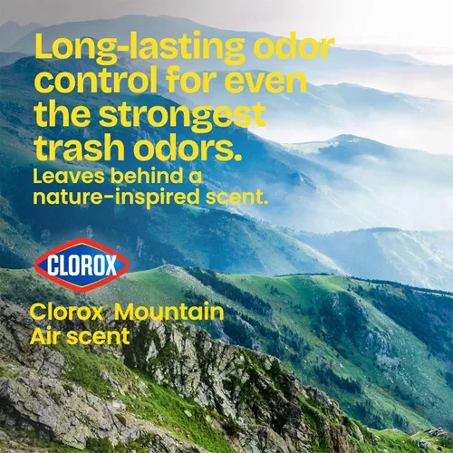 Miniatura 3 de Glad ForceFlex - Bolsas de basura resistentes con cordón ajustables con Clorox, Mountain Air, 30 galones, 50 unidades (el paquete puede variar)