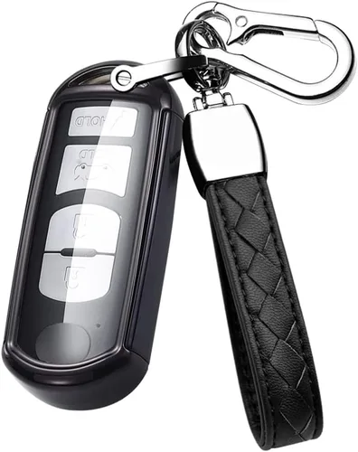 Miniatura 10 de Funda para llavero compatible con Mazda 2 3 5 6 8 CX-3 CX-4 CX-5 CX-7 CX-9 Atenza Axela MX5 Speed3 Miata 2/3/4 botón de protección completa con Azul