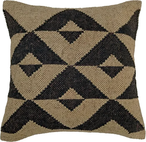 Miniatura 10 de Trade Star Funda de almohada 70% yute y 30% lana kilim, auténtica, funda de almohada bohemia hecha a mano, vintage, funda de cojín cuadrada étnica