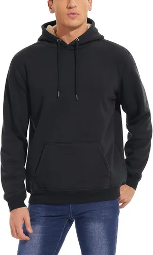 Miniatura 2 de MAGCOMSEN Sudadera con capucha de forro polar Sherpa para hombre