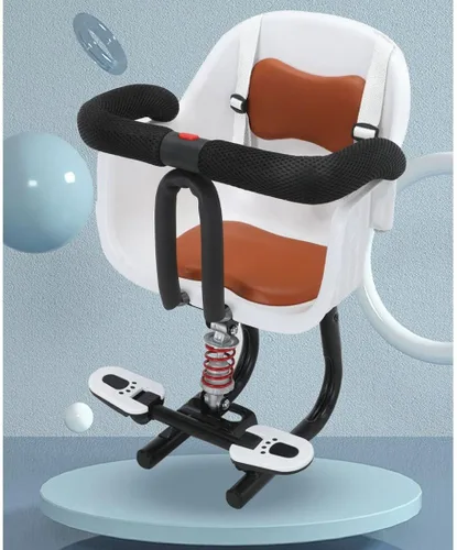 Miniatura 9 de Asiento de bicicleta para niños, asiento de bicicleta para niños, asiento de bicicleta desmontable para niños, asiento para niños con barandilla
