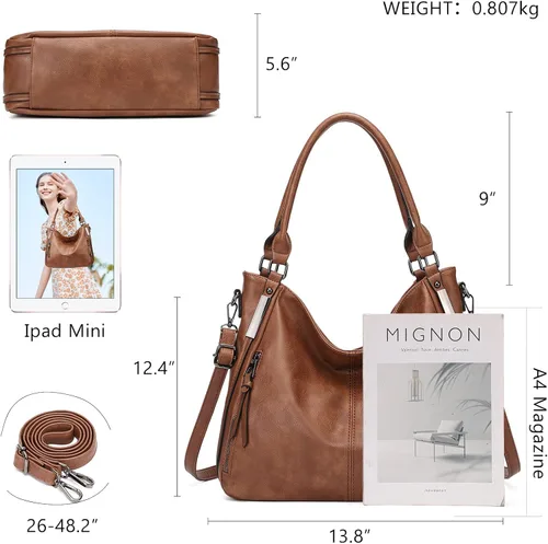 Miniatura 2 de Monederos grandes para mujer, bolsos de hombro para mujer