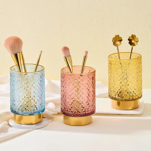 Miniatura 7 de Organizador de brochas de maquillaje, soportes para cepillos de dientes, soporte para lápices de escritorio, taza multifuncional para pinceles