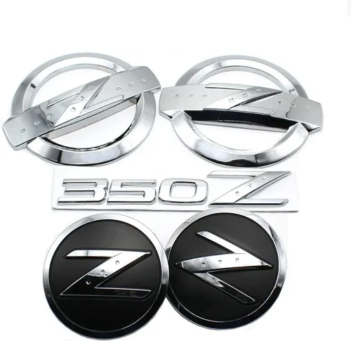 Nuevo reemplazo 2XN-ZS + 1XN-5ZS + 2XN-FDZ metal (no plástico) 350Z kits de insignias de metal 350Z para carrocería del coche guardabarros delantero