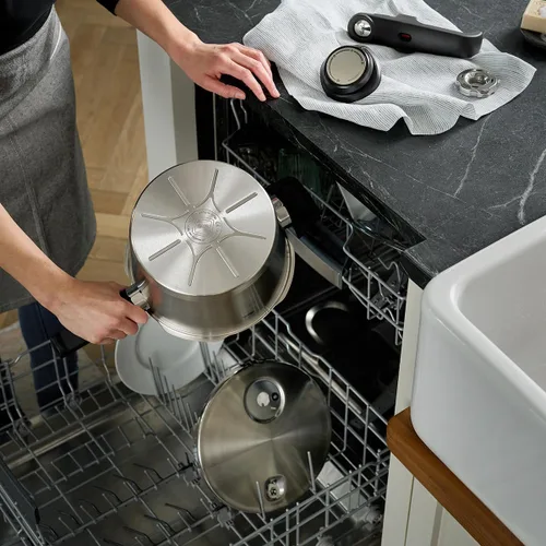 Miniatura 10 de Fissler Vitavit Premium - Olla a presión premium con inserto de vapor, 2.6 cuartos Acero inoxidable