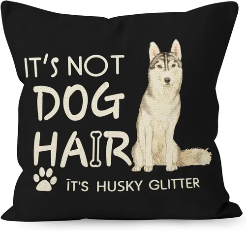 Miniatura 4 de Funny Dog Quote It's Not Dog Hair It's Bernese Mountain Glitter - Funda de almohada de lino y algodón, con frase en inglés "It's Not Dog Hair