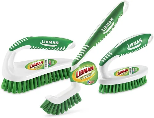 Miniatura 5 de Libman Tornado Spin Mop System Plus 1 cabezal de recarga y kit de cepillo Libman Scrub