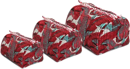 Miniatura 17 de INDIAN CRAFT CASTLE ICC - Neceser de aseo resistente al agua, bolsa de cosméticos de maquillaje, contenedor de tamaño completo, organizador de Beige