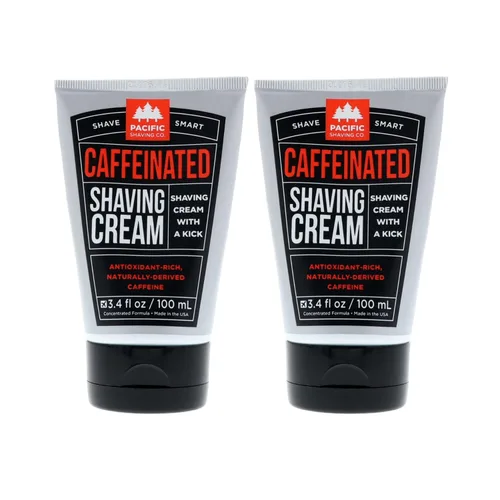 Miniatura 23 de Pacific Shaving Company Crema de afeitar natural – Manteca de karité + crema de afeitar de vitamina E para pieles sensibles – Fórmula limpia