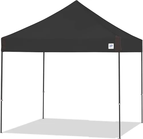 Miniatura 10 de E-Z UP Pyramid Toldo de Refugio Instantáneo Carpa Desplegable, 10' x 10' con Bolsa Rodante Wide-Trax y Juego de 4 Estacas, Azul Real