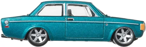 Miniatura 2 de Hot Wheels Vehículos de leyendas del circuito cultural del coche para niños de 3 años en adelante, 74 Volvo 142 GL, colección premium de vehículos a