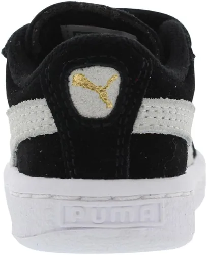 Miniatura 6 de PUMA Tenis unisex de gamuza con 2 correas para niño, NegroBlanco