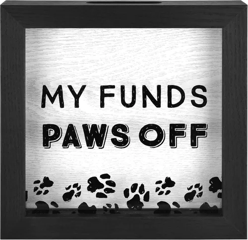 Miniatura 8 de MCS Hello Weekend Fund Bank Shadowbox, madera negra