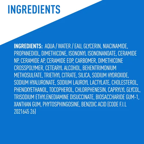 Miniatura 9 de CeraVe Gel hidratante ultraligero, gel hidratante facial para hombres y mujeres con ceramidas, niacinamida, ácido hialurónico, sin fragancia, sin