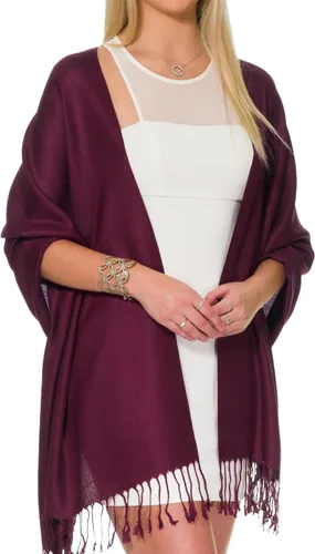 Miniatura 166 de Pashminas, chales y mantones para usar con vestidos de noche y en bodas, grandes y suaves
