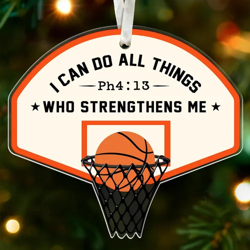 Adorno de baloncesto, perfecto para árbol de Navidad y edición de coleccionista 2025, homenaje único al entrenador de baloncesto, adornos de Navidad
