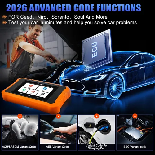 Miniatura 4 de LAUNCH Creader Elite V2.0 2026 apto para la herramienta de escaneo bidireccional Kia y Hyundai, todas las funciones de restablecimiento, escáner