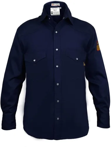 Miniatura 10 de Camisa resistente a llamas FR para soldadura - 100% C - 9 onzas Negro