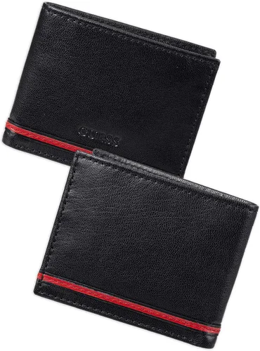 Miniatura 2 de Guess Men's Leather Slim Bifold Wallet