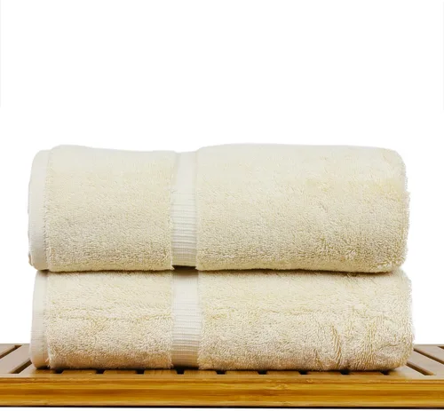 Miniatura 15 de Colección de calidad de hotel y spa, altamente absorbente y de secado rápido, 100% algodón turco, 750+ GSM, toallas ecológicas, toallas con borde