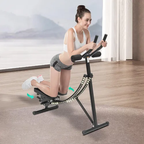 Miniatura 8 de Máquina abdominal, equipo de entrenamiento AB para ejercicio abdominal y entrenamiento de fuerza, máquina abdominal ajustable para entrenamiento