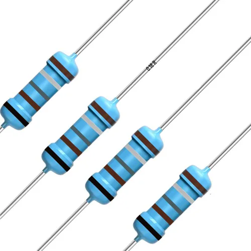 Miniatura 115 de California JOS 100 unidades de resistencia de 0.12 ohmios 1/4w (0.25 W) Resistencia fija de película metálica de tolerancia ±1%, más de 189 valores