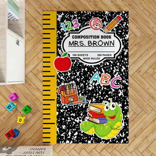 Alfombras de composición personalizada para el aula para niños, alfombras para dormitorio, niñas, niños, alfombra pastel para aula, alfombra