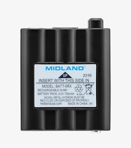 Miniatura 2 de Midland Paquetes de baterías recargables AVP17 para Midland GXT1000, GXT1030, GXT1050, T290 y T295