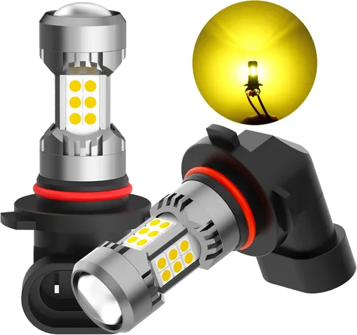 Miniatura 10 de Phinlion Bombillas LED antiniebla H10, 3200 lúmenes color azul hielo, súper brillantes PY20D 9145, focos antiniebla de repuesto para coches