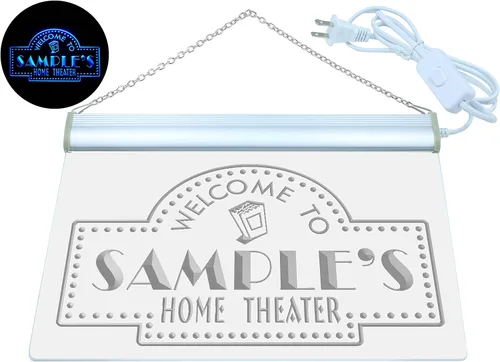 Miniatura 2 de ADVPRO Ph-tm - Letrero de neón personalizado con nombre para barra de cine en casa