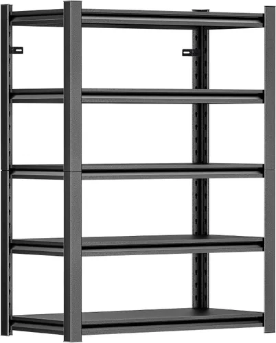 Miniatura 10 de Hzdbhd Estantería de garaje de 24 pulgadas de profundidad x 48 pulgadas de ancho x 72 pulgadas de alto, estantes de almacenamiento resistentes