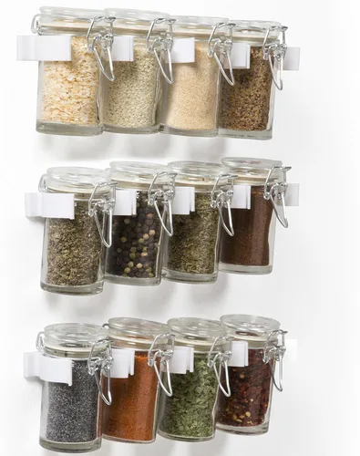 Miniatura 6 de Good Cooking Clips magnéticos para especias - Juego de 4 clips universales para tarros de especias - Organiza y reorganiza fácilmente